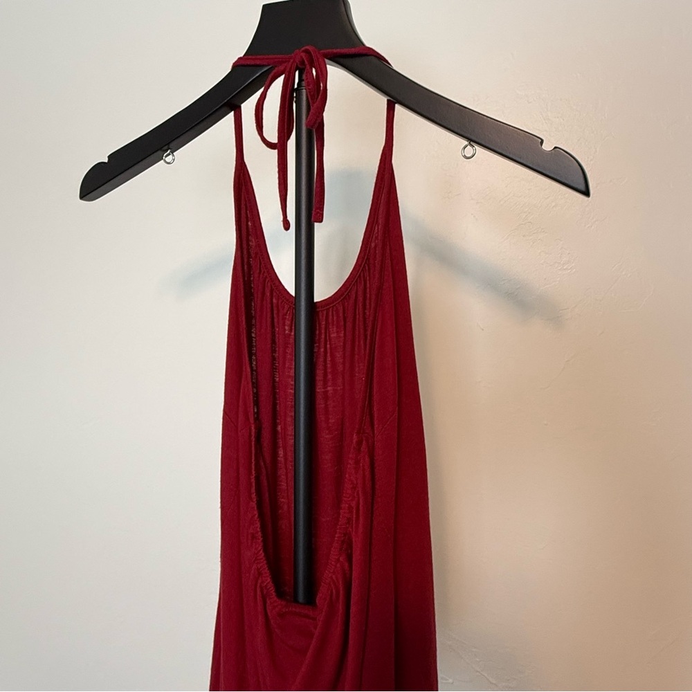 Urban Nomad Deep Red Halter Top Size Small / Medium - Picture 7 of 10